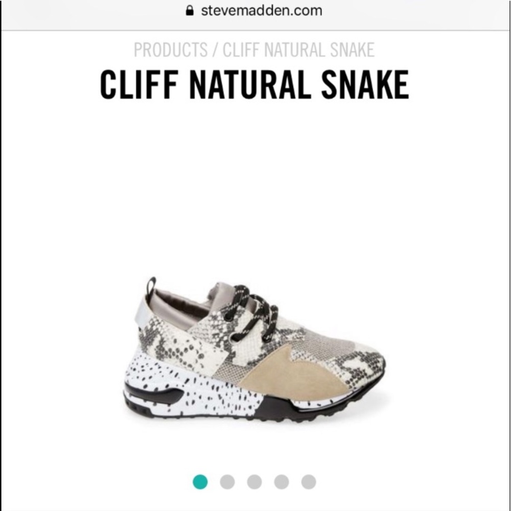 Steve Madden cliff snake 5.5 shoes